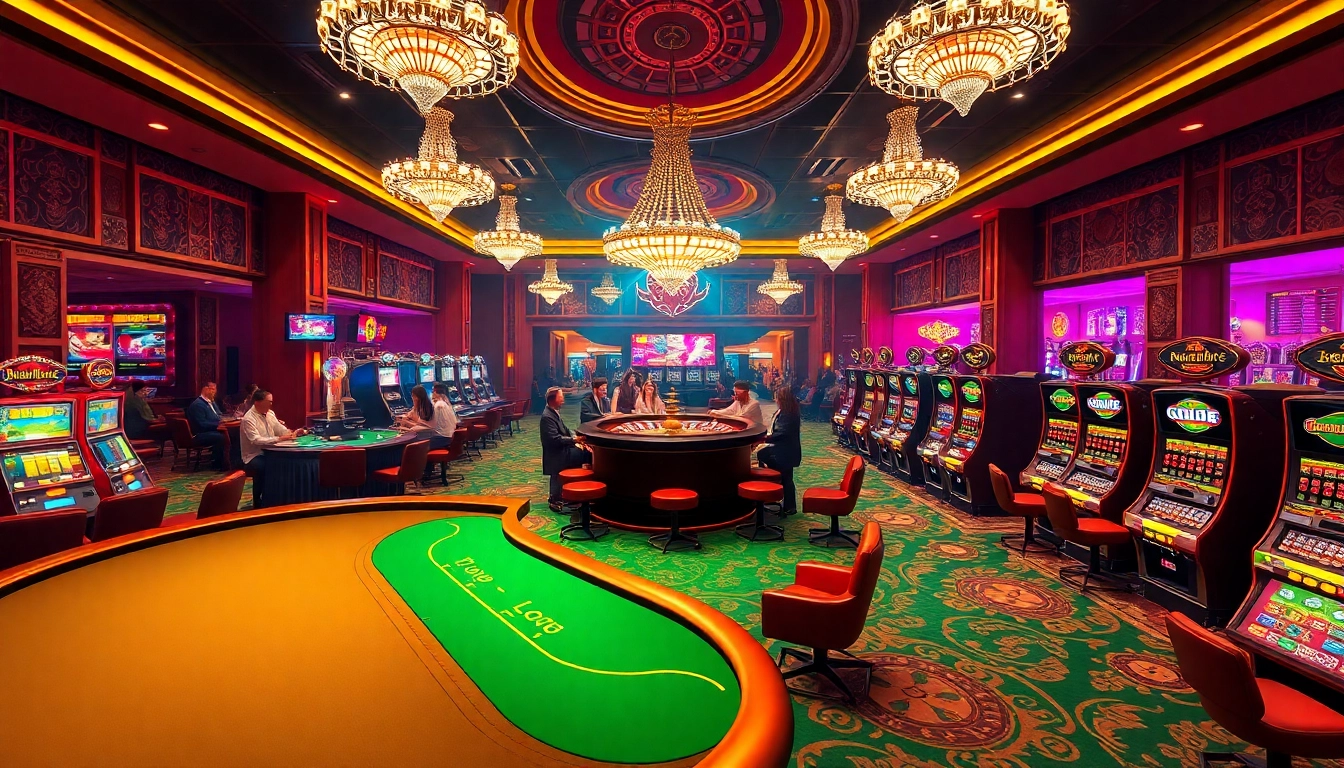 Experience the excitement at https://lc88.us/ with players enjoying poker at a vibrant casino table.