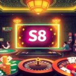 Experience thrilling casino action with the S8 game, featuring live dealers, poker tables, and dynamic slot machines.